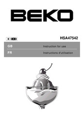 Beko HSA47542 Instructions For Use Manual