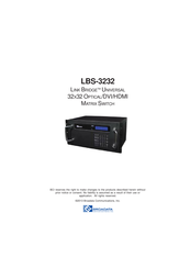 Broadata LBS-3232 Manual