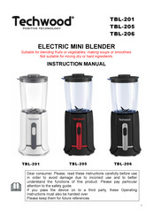 TECHWOOD TBL-206 Instruction Manual