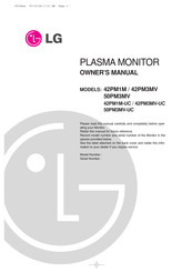 LG 50PM3MV Owner's Manual