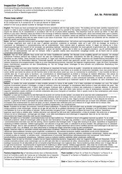Lemeks Palmako PAV44-3833 Installation Manual