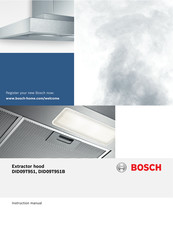 Bosch DID09T951 Instruction Manual