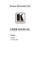 Kramer VA-1Hs User Manual