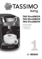 Bosch Tassimo Suny TAS3204GB Instruction Manual