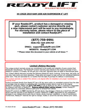 ReadyLift 44-19620 Instruction Manual