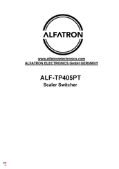 ALFAtron ALF-TP405PT Manual