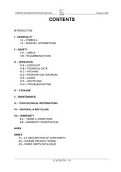 Sovema TDF-M EXT 180 Operation And Maintenance Manual