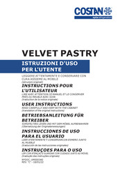 Costan VELVET PASTRY User Instructions