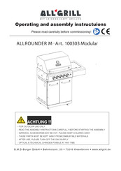 AllGrill 100303 Customer's Operating And Assembly Instructions