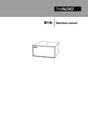 TW Audio B14i Operation Manual
