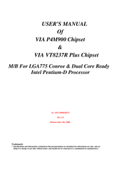Via Technologies P4M900 User Manual