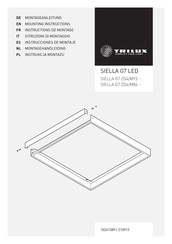 Trilux SIELLA G7 ZD4/M73 Mounting Instruction