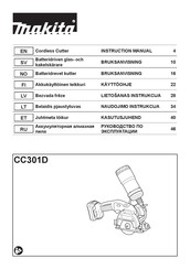 Makita CC301DZ Instruction Manual