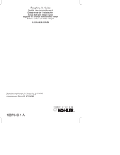 Kohler Windward K-1115-LA Roughing-In Manual