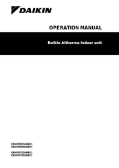 Daikin Altherma EKHVMRD80ABV1 Operation Manual