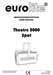 EuroLite Theatre 2000 Spot User Manual