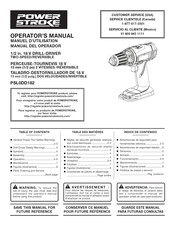 Power Stroke PSL0DD182 Operator's Manual