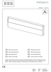 Pressalit R9806 Manual
