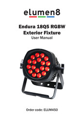 Elumen8 Endura 18Q5 RGBA User Manual