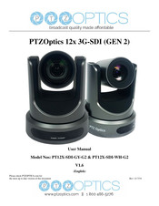 PTZ Optics PT12X-SDI-GY-G2 User Manual