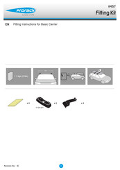 Prorack K457 Fitting Instructions For Basic Carrier