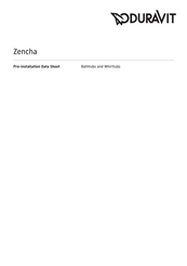 Duravit Zencha Quick Start Manual
