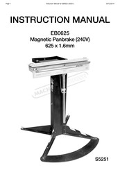 ELECTRABRAKE EB0625 Instruction Manual