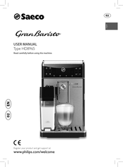Saeco Gran Baristo HD8965 User Manual