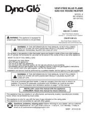GHP Group Dyna-Glo IBF10PTDG Manual