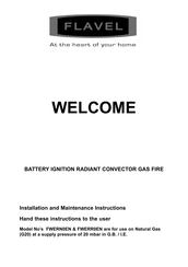 Flavel FWERN0EN Installation And Maintenance Instructions Manual