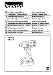 Makita TD126D Instruction Manual