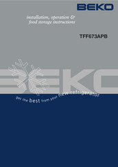Beko TFF673APB General Installation And Operation Instructions