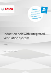 Bosch PIE8 B15 Series Information For Use