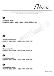 Oben ERGOVIT20DL AT Operating Instructions Manual