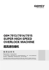 Gemsy GEM 7914 Operation Instructions Manual