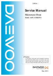 Daewoo KOC-1C0K5SV1 Service Manual
