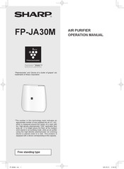 Sharp FP-JA30M Operation Manual