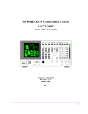 HP 8924E User Manual