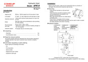 Comeup Winch APE-9 Manual