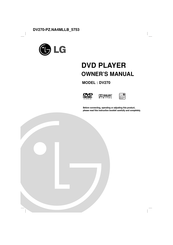 LG DV270-PZ Owner's Manual