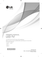 LG 28LB49 -ZH Series Owner's Manual