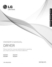 LG DLE2240S Owner's Manual