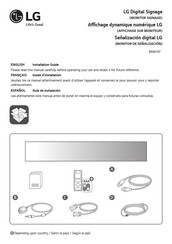 LG 86BH5F-B.AWH Installation Manual