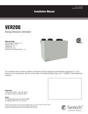 Fantech 99286 Installation Manual