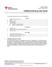 Texas Instruments TUSB422 EVM Quick Start Manual