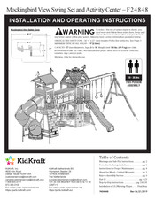 KidKraft F24848 Installation And Operating Instructions Manual