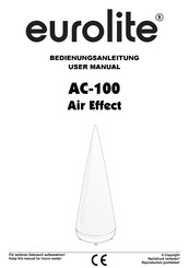 EuroLite Air Effect AC-100 User Manual