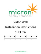 Micron 6WX1H Installation Instructions Manual