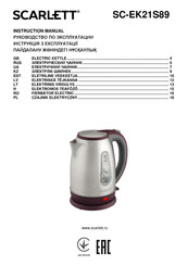 Scarlett SC-EK21S89 Instruction Manual