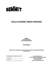 Summit Cold Cavern ALFZ37BFROST User Manual